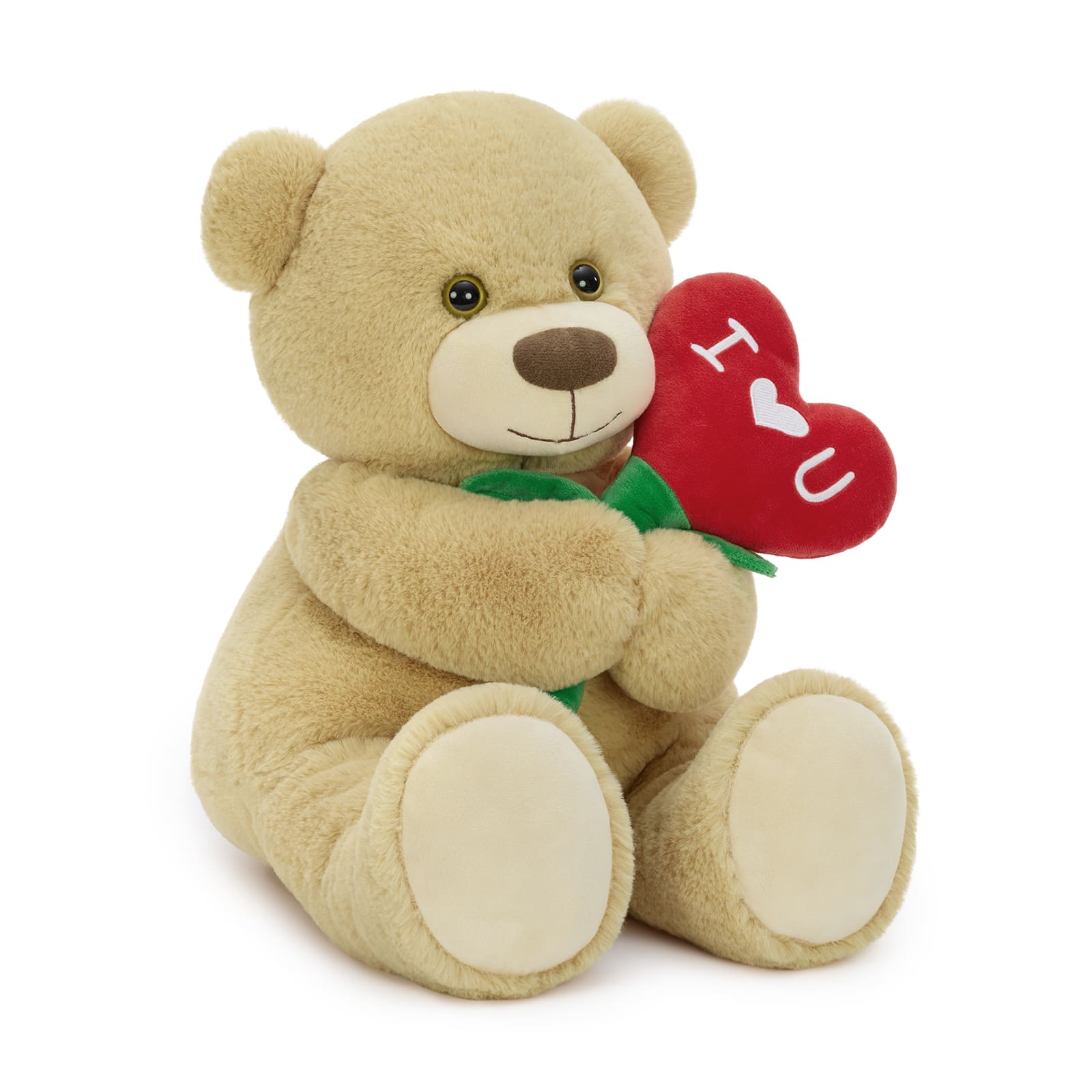 ' I Love You ' Brown Teddy Bear Plush Toy Valentine Gift