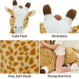 31.5 Inch Giant Giraffe Plush Toy Large Safari Stuffed Animal