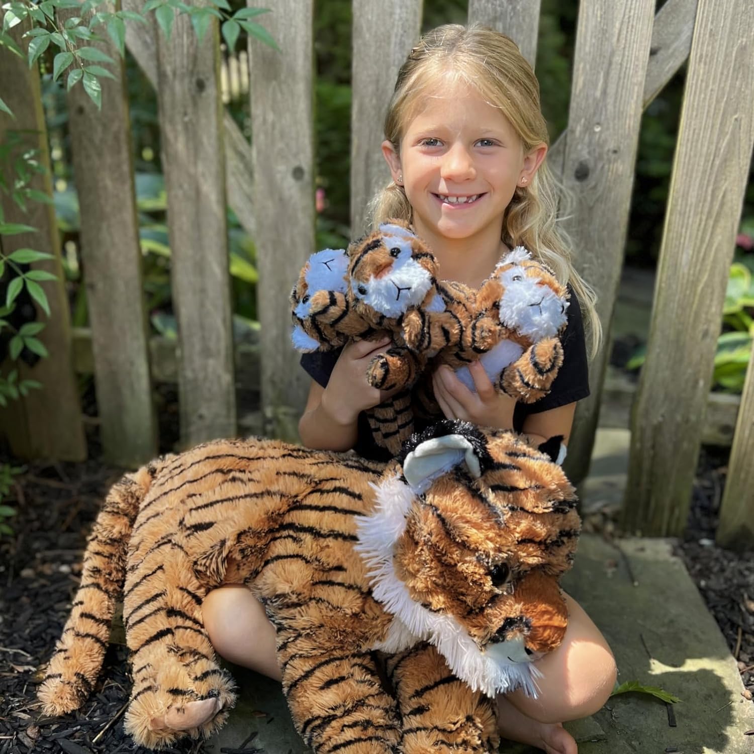 Tiger Plush Toys Jungle Stuffed Animals, 20 Inches