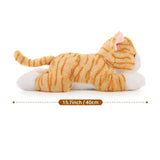Ensemble de jouets en peluche pour chat, orange, 16 pouces