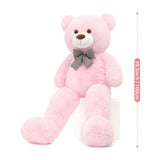 Riesiger Teddybär, Stofftier, rosa, 39/47/55 Zoll