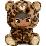 African American Doll In a Leopard Costume ( Gift Box ), 9.5 Inches