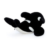 24 Inch Killer Whale Plush Toy with Three Baby Whales