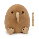 12 Inch Kiwi Bird Stuffed Animal with Three Kiwi Babies