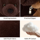 15.7 Inch Labrador Dog Plush Toy with Three Puppies