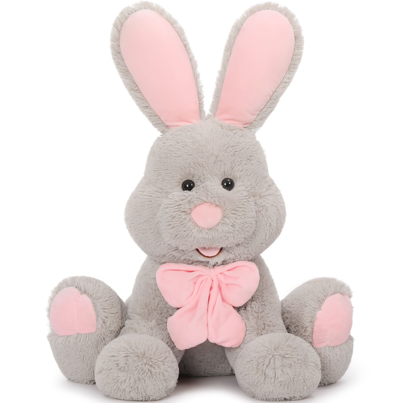 Big Bunny Peluche, Gris, 31,4 pouces