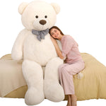 Giant 180 CM Beige Teddy Bear Plush Toys - 6 Feet Teddy Bear Stuffed Animals - Teddy Bear Plushies - Valentine's Day Gift for Girlfriend/Boyfriend - Romantic Confession/Propose Marriage Gift Ideas - Anniversary Gift for Wife/Husband - Teddy Bear Theme Baby Shower - MorisMos Stuffed Animals