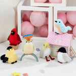 Bird Stuffed Animals Assortment - Bluebird, Cardinal, American Goldfinch, Arctic Tern, Vanellus Miles, Poyal Flycatcher - Gift for Birders - Party Favors - Education Toys for Kids