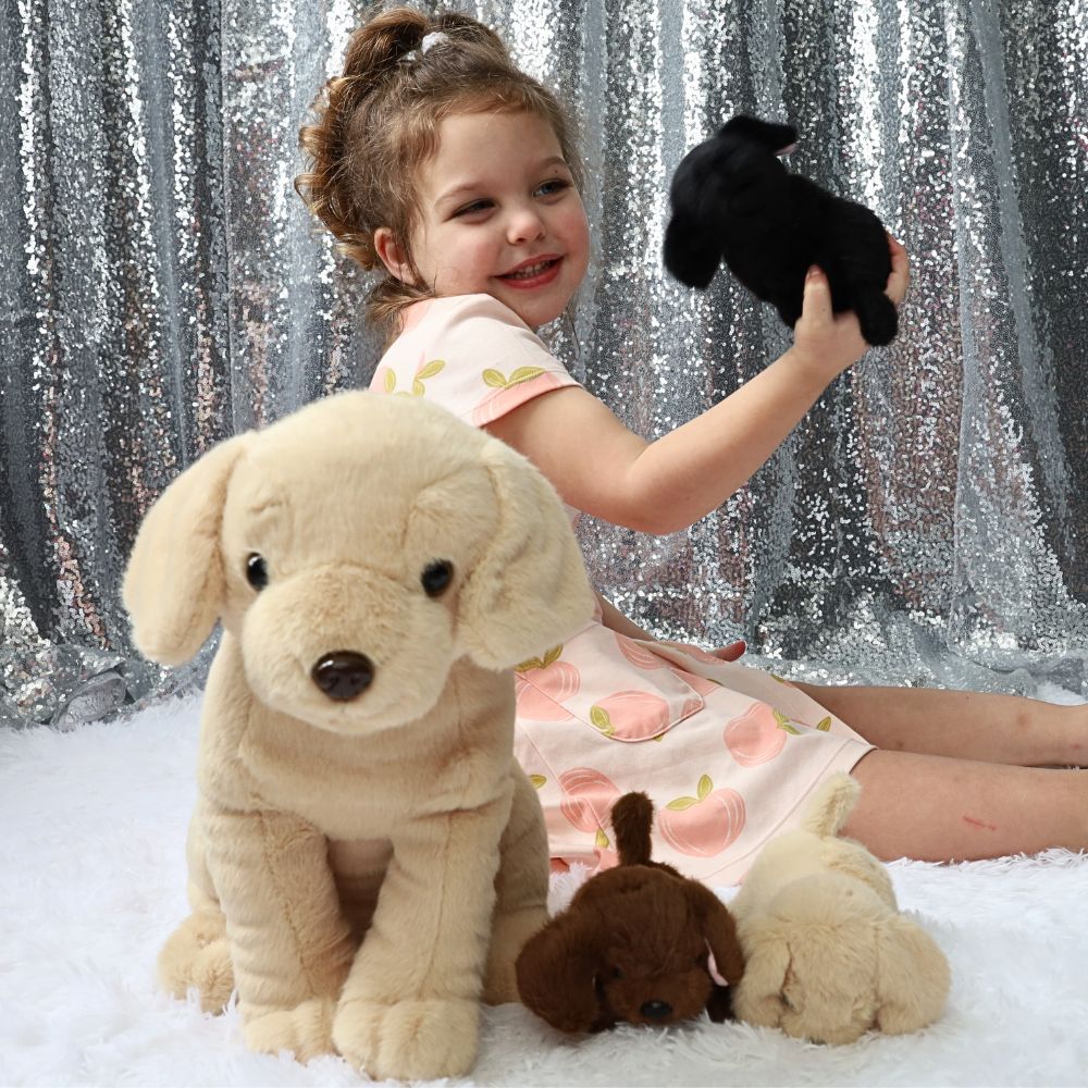 Labrador Stuffed Animals Dog Plush Toys, 11.8 Inches