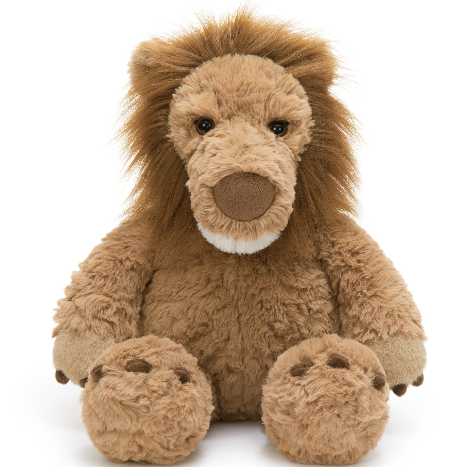 Lifelike Lion Plush Toys Jungle Stuffed Animals, 17.7 Inches