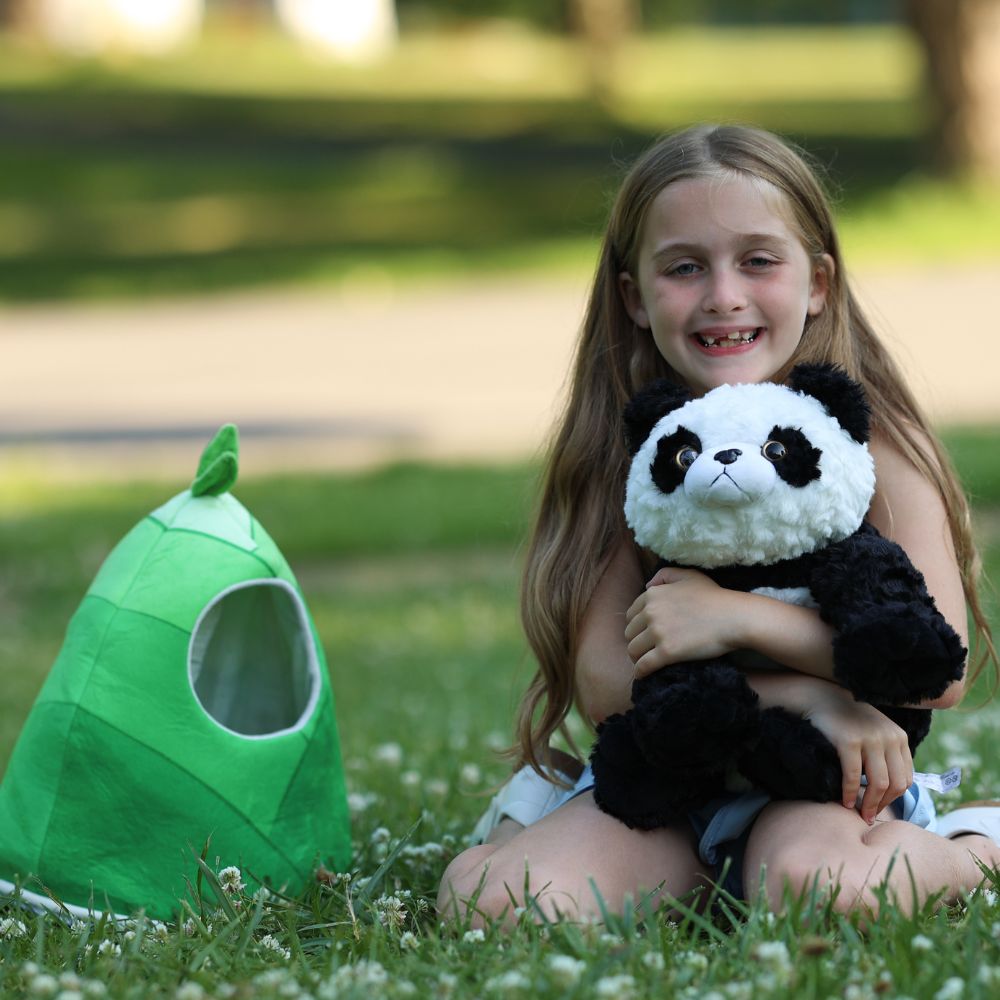 Panda Stuffed Animals with Babies Inside - Cute Panda Baby Plush Toys with Their Mom - China Travelling Souvenirs - Birthday/Christmas/Valentine's Day Gift Guide - Cute Party Favors for Children
