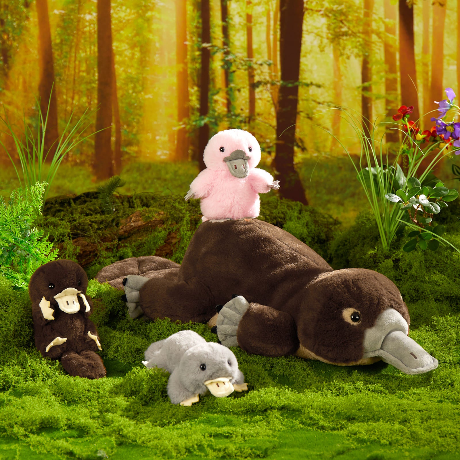Platypus Plush Toys Duckbill Stuffed Animals, 21.65 Inches