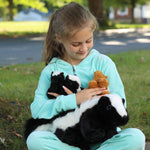 Skunk Stuffed Animals with Babies Inside the Belly - One Big Skunk with Three Mini Skunk Baby Plush Toys - MorisMos Stuffed Animals