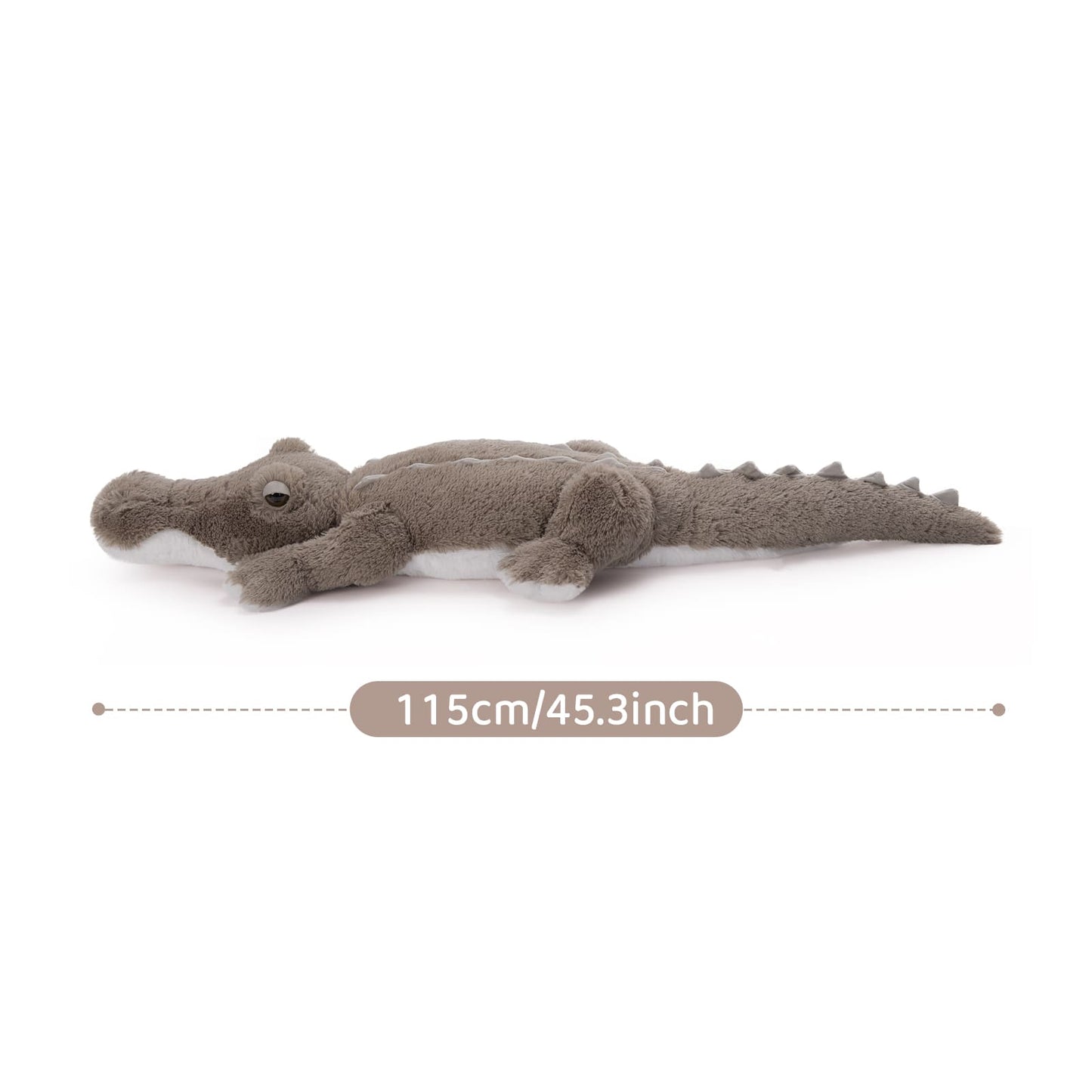 Riesiges Alligator-Stofftier, 67 Zoll