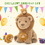 Lion Plush Toys Stuffed Lion, 17.7 Inches - MorisMos Stuffed Animals