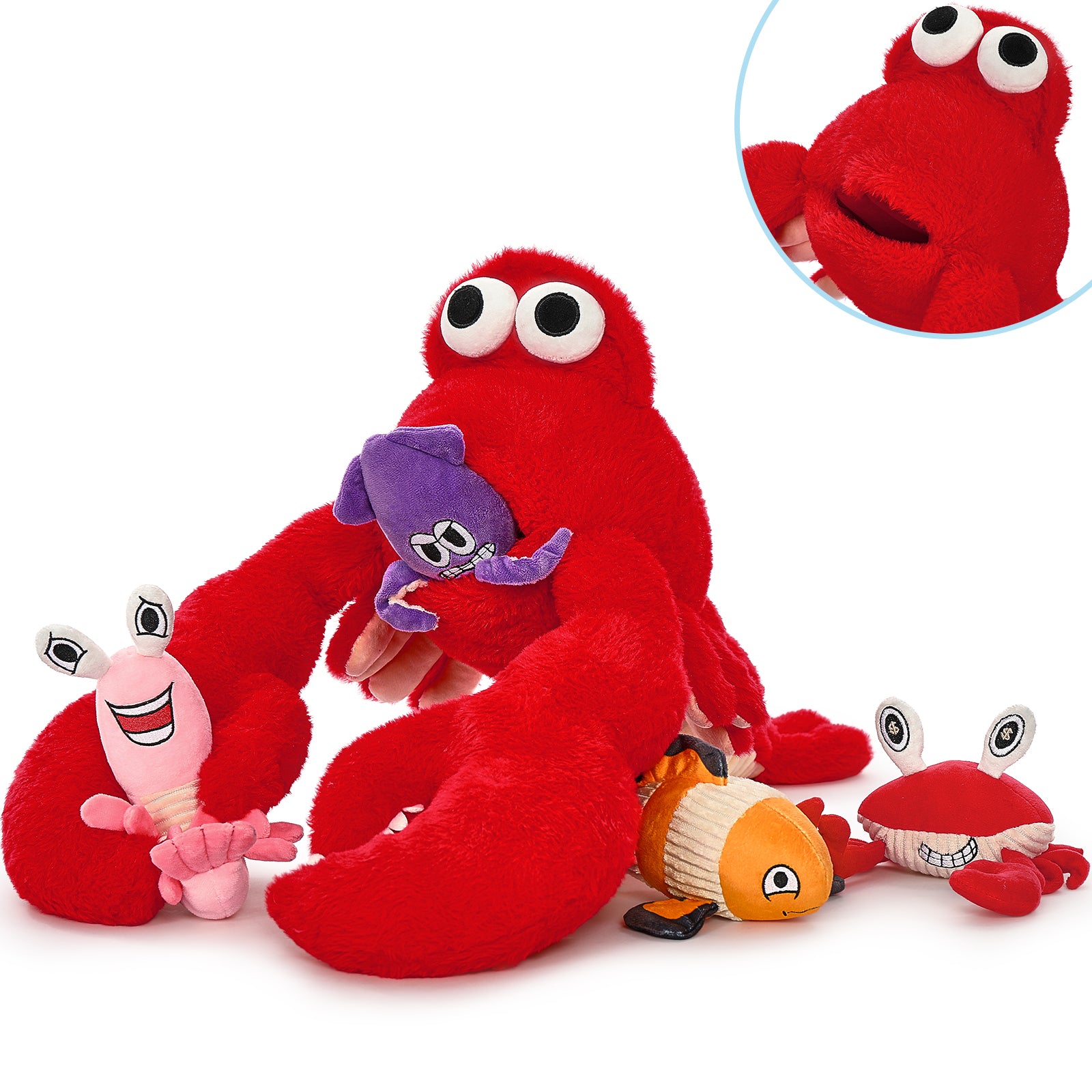 Lobster Weighted Plush Toy Ocean Stuffed Animals