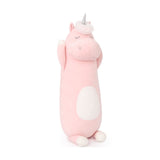 Long Unicorn Squishy Plush Pillow Multiple Colors Up to 36.2 Inches