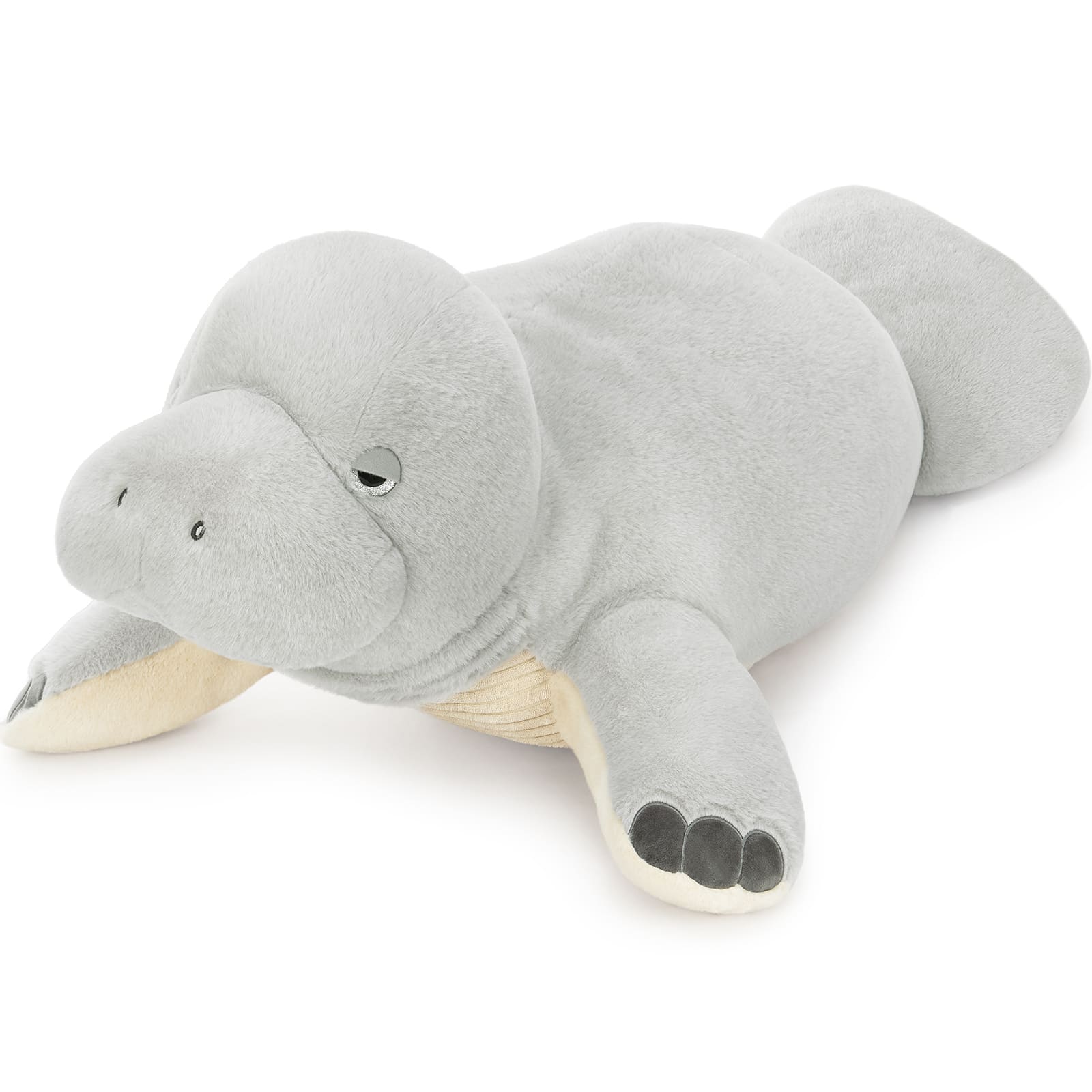 Manatee Stuffed Animals Sea Cow Plush Toys, Grey, 47 Inches - MorisMos Stuffed Animals - Free Shipping