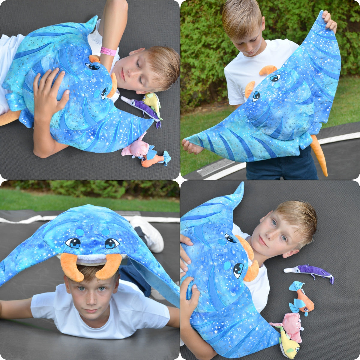 Manta Ray Stuffed Animals Ocean Plush Toys, 26 Inches - Free Shipping