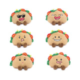 Mini Taco Plush Keychain 4.3-Inch Emoji Bag Charm Toy