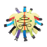 Montessori Sensory Turtle Plush Toy Busy Board Learning Toy