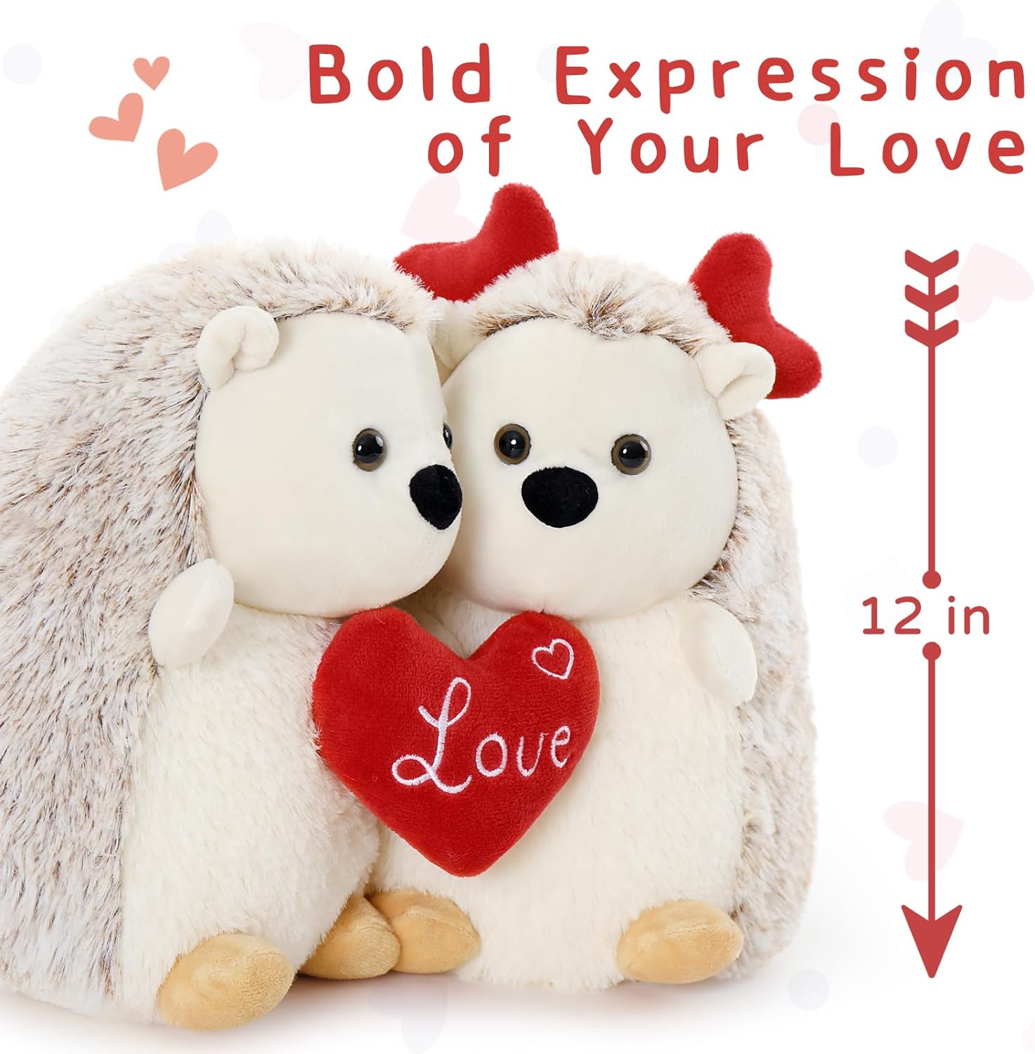 Adorable Hedgehog Plush Toy, 12 Inches