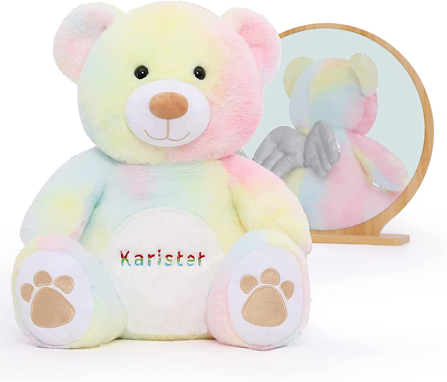 Angel Teddy Bear Plush Toy with Wings, 15.4 Inches - MorisMos Stuffed Animals