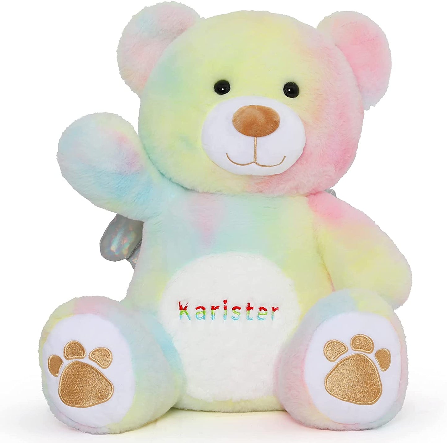 Angel Teddy Bear Plush Toy with Wings, 15.4 Inches - MorisMos Stuffed Animals