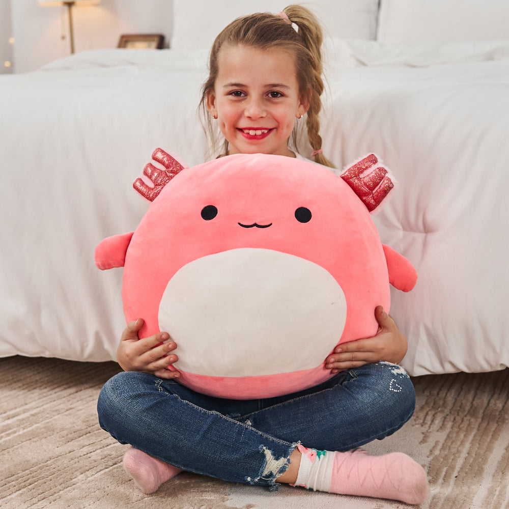 Axolotl Plush Toy, Pink, 16 Inches - MorisMos Stuffed Animals
