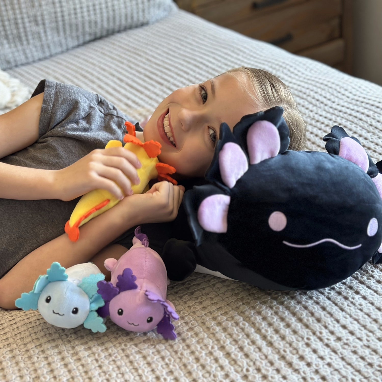 Axolotl Plush Toys Salamander Stuffed Animals, 23.5 Inches