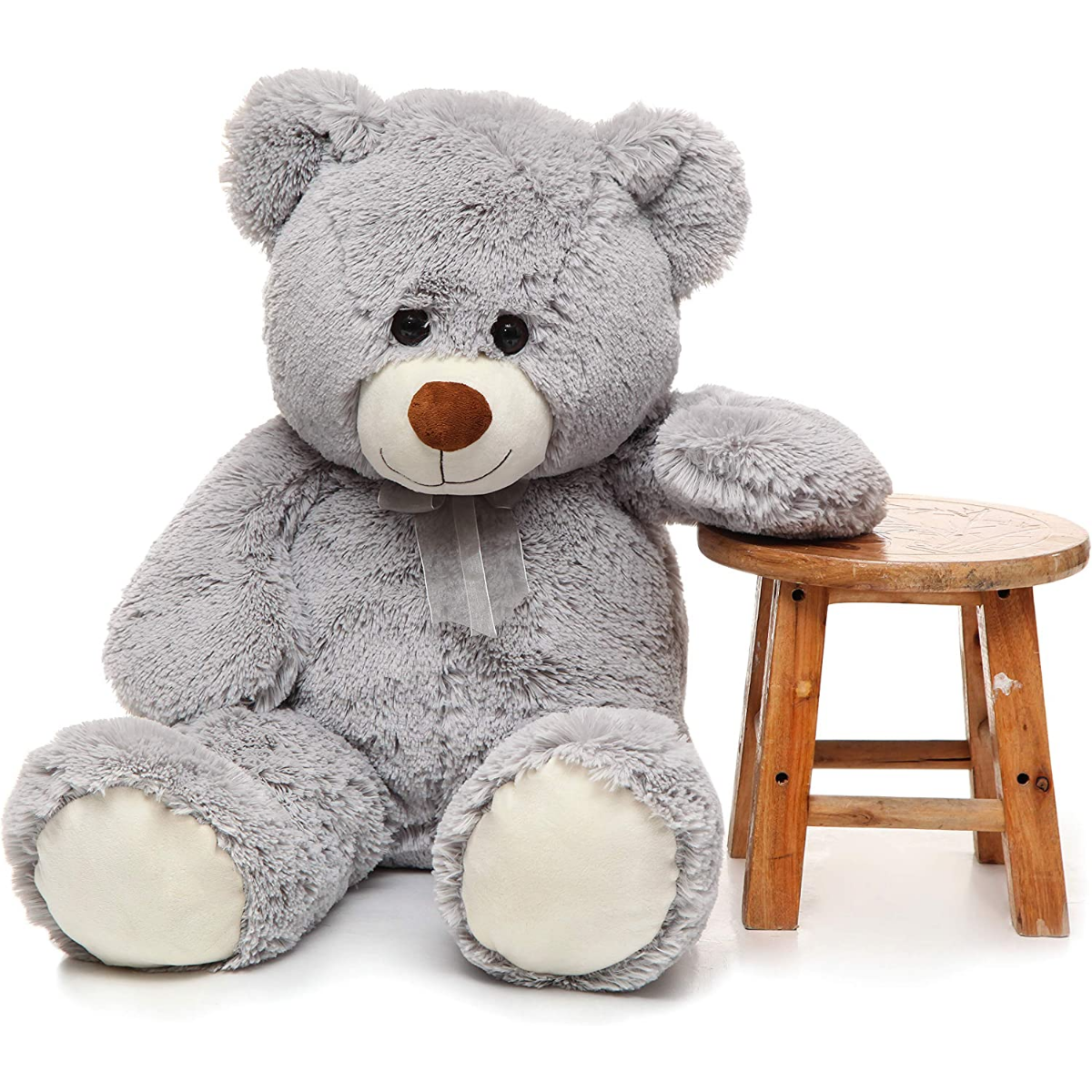 Giant Teddy Bear Plush Toy, Multicolor, 35.4/51 Inches