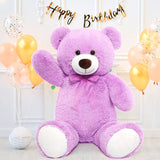 Giant Teddy Bear Plush Toy, purple, 35.4/51 Inches - MorisMos Plush Toys