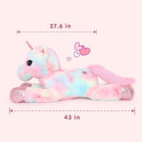 Riesiges Einhorn-Stofftier, Rosa, 43''