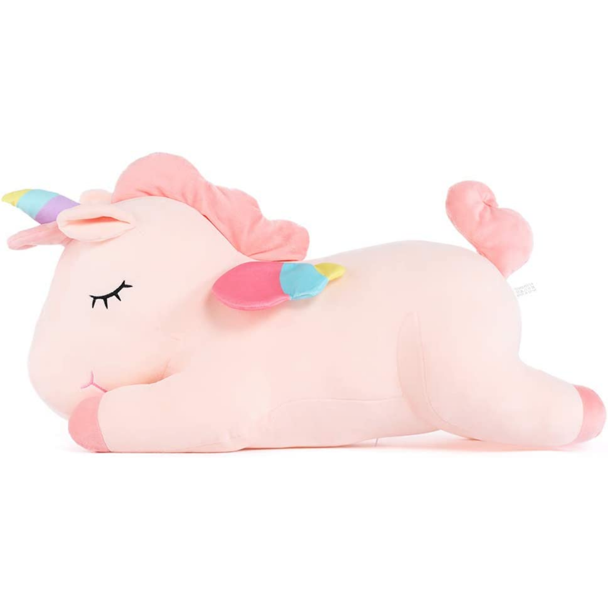 Unicorn Stuffed Toy, Pink/White, 19.6/31.5 Inches - MorisMos Plush Toys