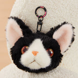 Kawaii Cat Plush Keychains - Student's Backpack Charms - Girls' Bag Furry Accessories - Party Favors for Children, Adults - Wedding Gift for Guests - Gift for Cat Lovers