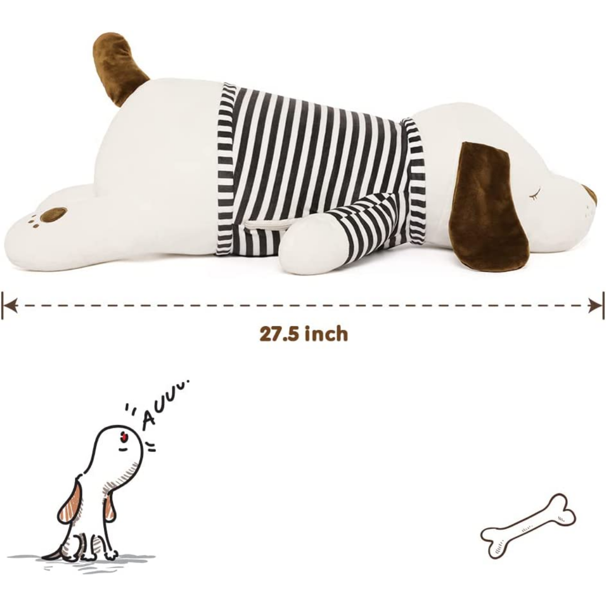 Dog Stuffed Animals Puppy Plush Toys, 27.5 Inches