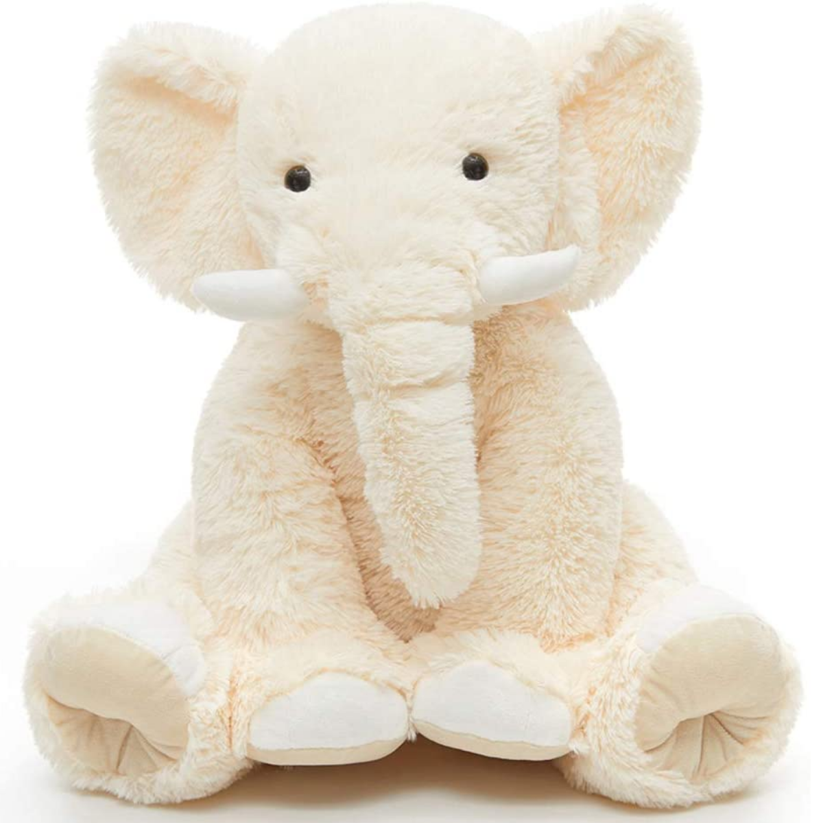 Elephant Stuffed Animal Toy, Multicolor, 19 Inches - MorisMos Plush Toys