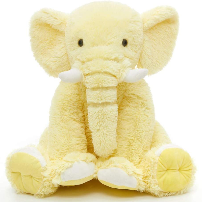 Elephant Stuffed Animal Toy, Multicolor, 19 Inches - MorisMos Plush Toys