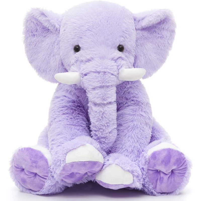 Elephant Stuffed Animal Toy, Multicolor, 19 Inches - MorisMos Plush Toys