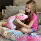 Realistic Snake Stuffed Animals - Lifelike Boa Plush Toys - Simulation Python Plush Dolls - Stuffed Snake with Mini Snake and Snake Eggs - Stuffed Animal Snake Babies with Their Mom - Stuffed Animals with Babies in the Belly - Cool Halloween Christmas Birthday Gift for Boys Girls