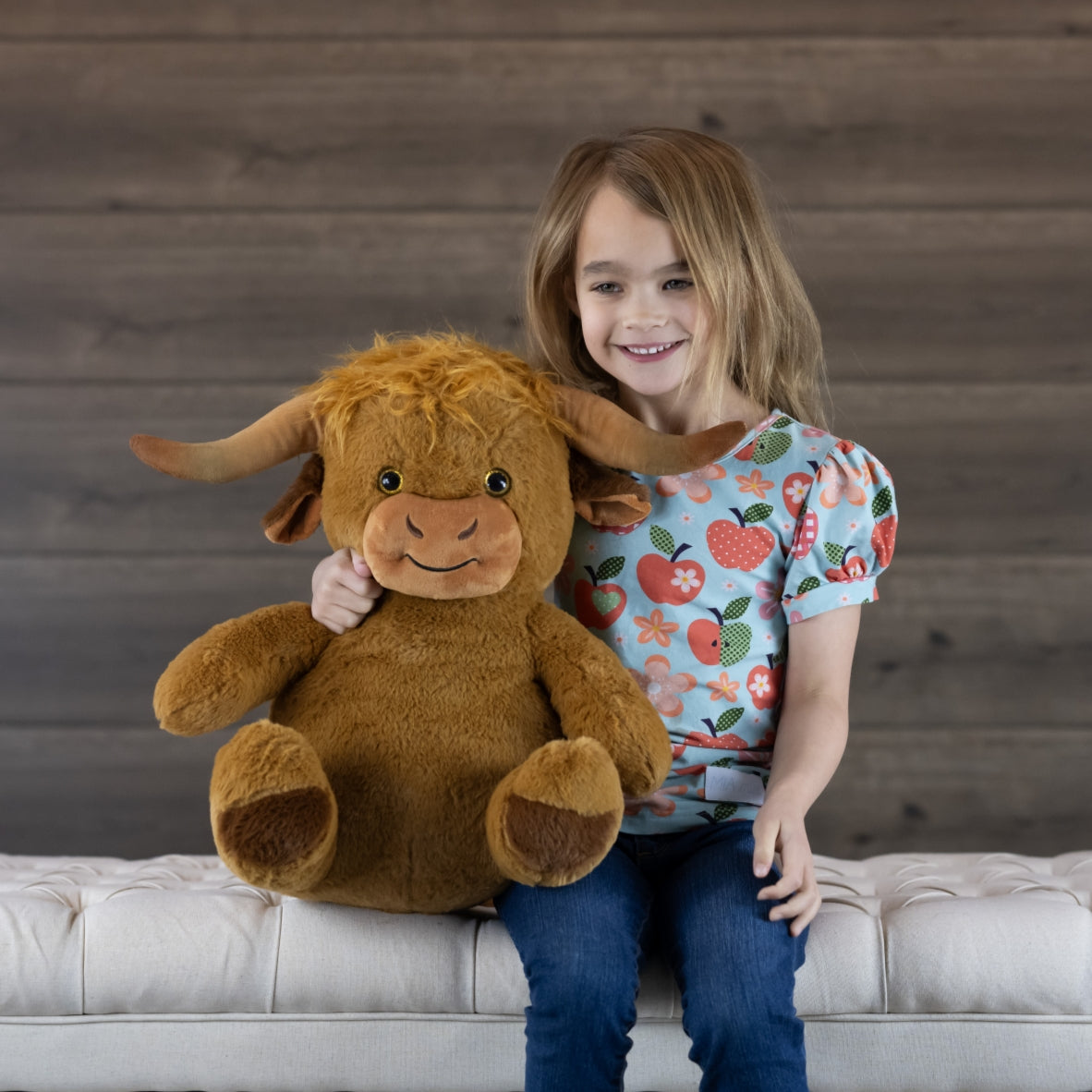 Highland Cattle Stuffed Animal Toys, 18 Inches