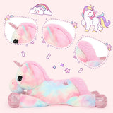 Riesiges Einhorn-Stofftier, Rosa, 43''