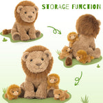Lion Plush Toys Stuffed Lion, 17.7 Inches - MorisMos Stuffed Animals