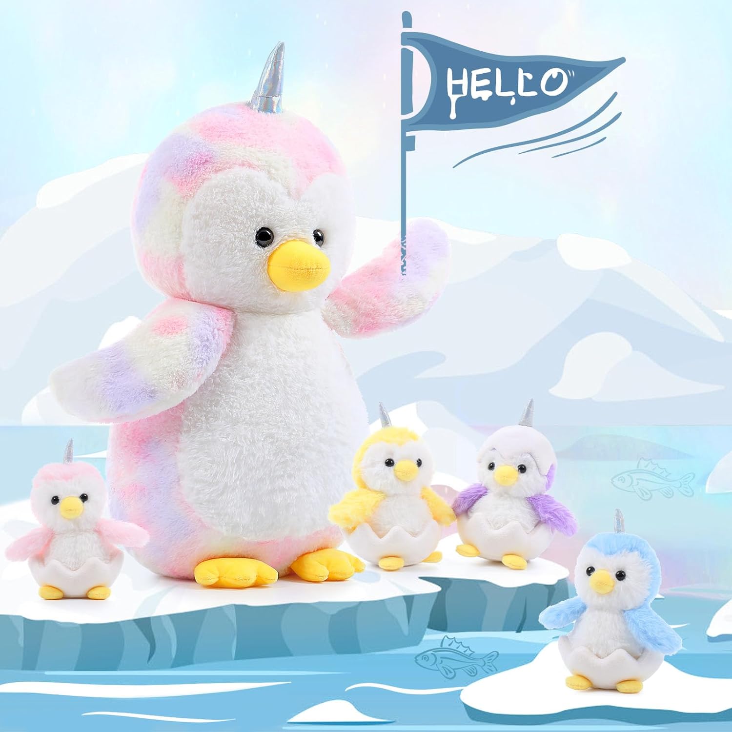 Penguin Plush Toys, 20.5 Inches