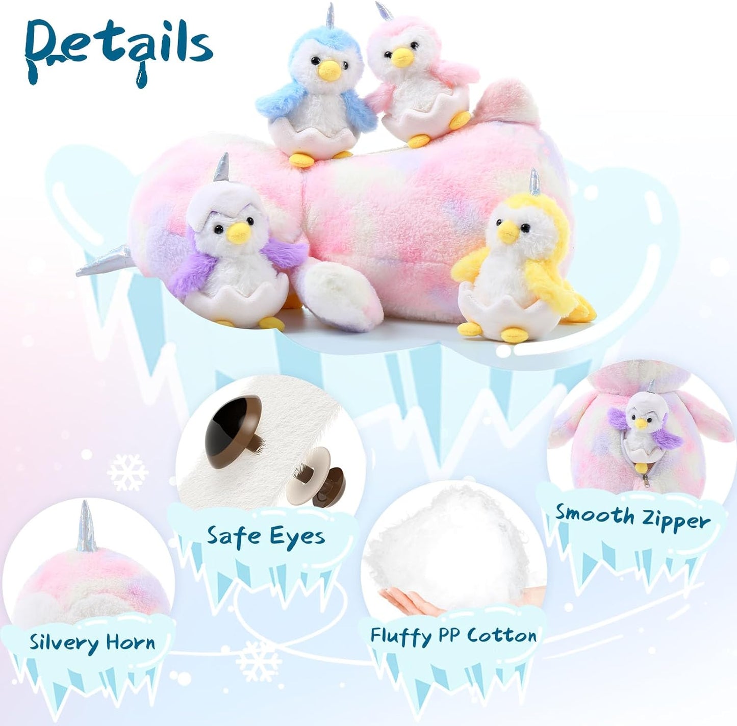 Penguin Plush Toys, 20.5 Inches - MorisMos Stuffed Toys