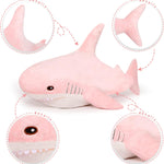 Giant Shark Plush Toy Ocean Animal Throw Pillow, 32/40 Inches - MorisMos Stuffed Animal Toys