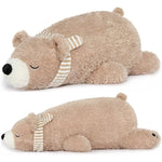 Polar Bear Throw Pillow, 27.5 Inches - MorisMos Stuffed Animals