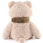 Teddy Bear Stuffed Animal - Plush Big Teddy Bears with Scarfs - Big 24 Inches Beige Bear - Cartoon Teddy Bear Plush Dolls - We Can Bearly Wait - Teddy Bear Themed Baby Shower - Gender Reveal Party Decorations - Valentine's Day Teddy Bear & Gift for Girlfriend/Boyfriend - MorisMos Stuffed Animals