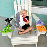 Ever dreamed of owning a cool White Shark toy? Well, here's our plushy version. This toy's super soft fabric and cushy PP cotton filling make it perfect for snuggling. You'll find it incredibly cozy to cuddle - it's so soft like hugging a marshmallow! Trust me, you'll absolutely adore its touch.