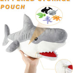 White Shark with 5 Little Sea Creatures, 23 Inches